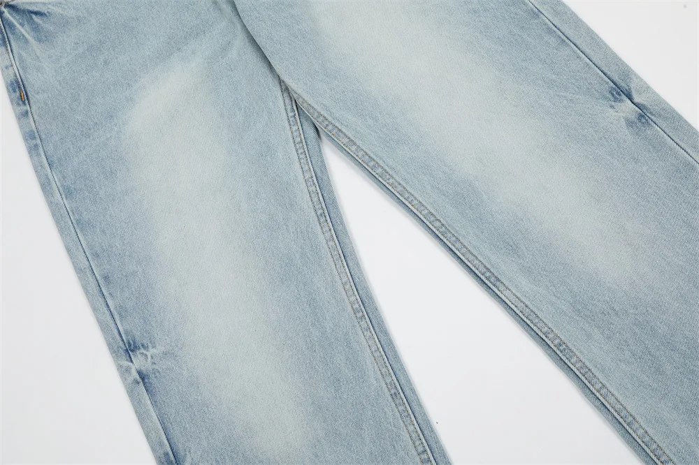 Herenbroeken gewassen, all-matching casual. Perfect voor een relaxte look, geschikt voor elke gelegenheid en moeiteloos te combineren. — foto 10
