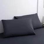 Fronha impermeável de cor sólida para cama e banho, ideal para proteger seu travesseiro contra líquidos e manchas. — foto 5