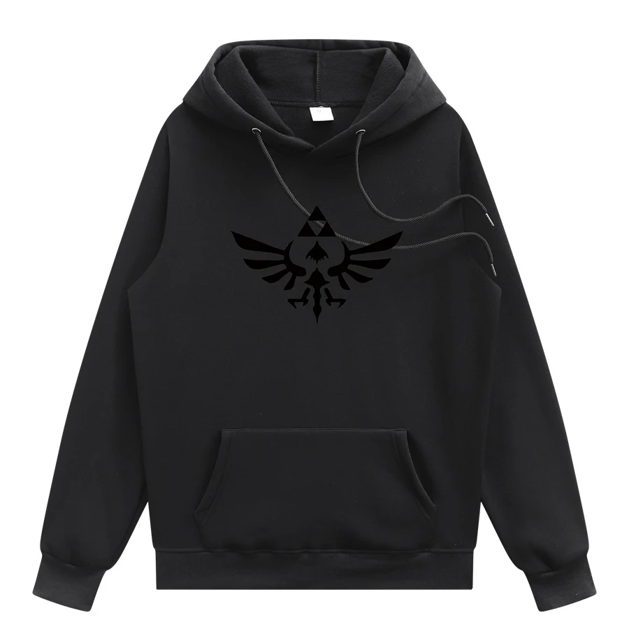 Moletom com capuz e zíper de lã Legend of Zelda. Confortável, quente e estiloso, ideal para fãs da série. Mostre seu amor por Zelda! — foto 32