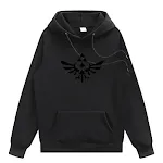 Moletom com capuz e zíper de lã Legend of Zelda. Confortável, quente e estiloso, ideal para fãs da série. Mostre seu amor por Zelda! — foto 32