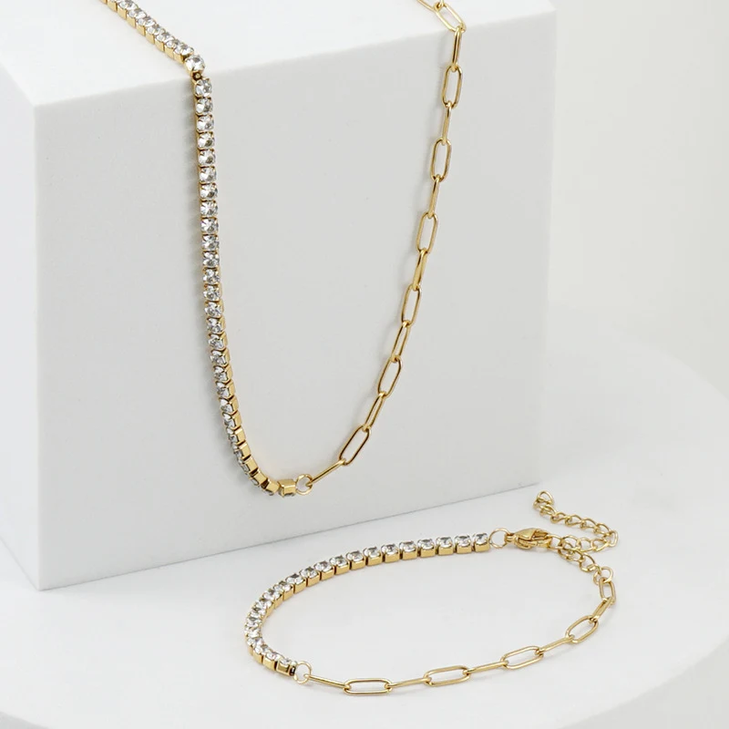 Pulseira Bracelete Clipe Dourado Aço Titânio Fashion Europeu e Americano – Elegância e Durabilidade para seu Pulso — foto 11