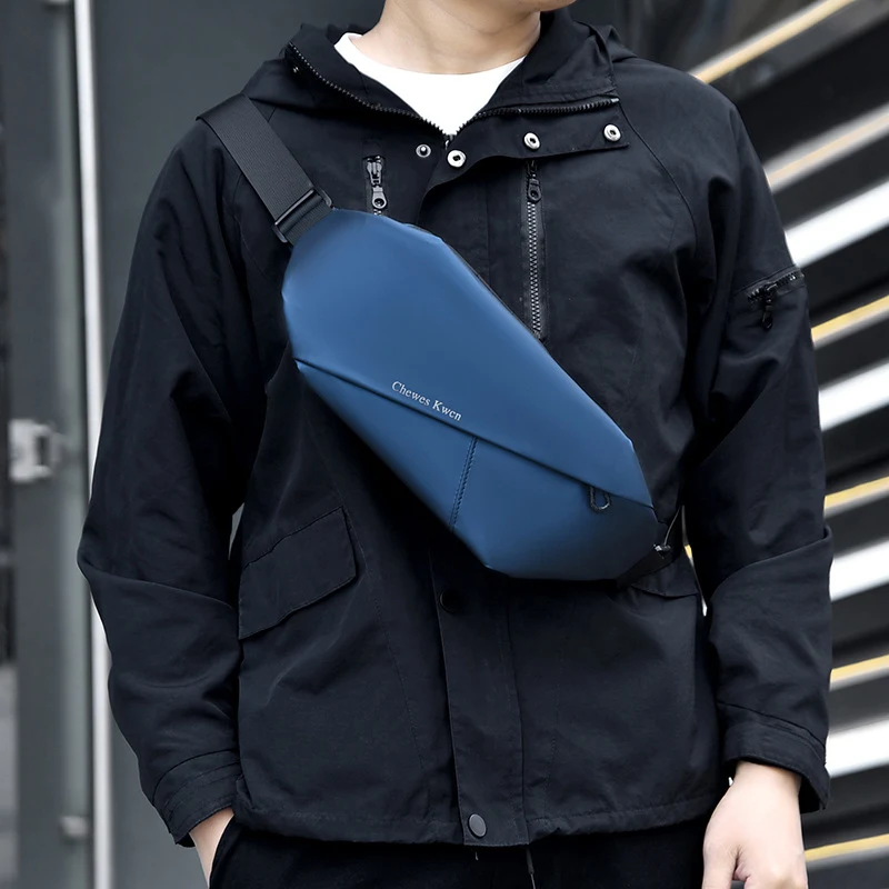 Title 2, Bolso de pecho de lona Oxford para hombre, idea...