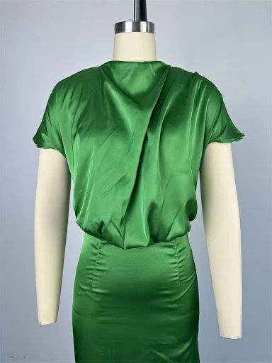 Title 2, Womens Elegant Short Sleeve High Waist Sheath ...