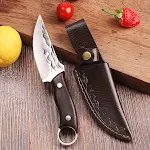 Outdoor Multi-functional Red Color Wooden Handle Knife, a durable and versatile tool for camping, hiking, and everyday o — photo 12