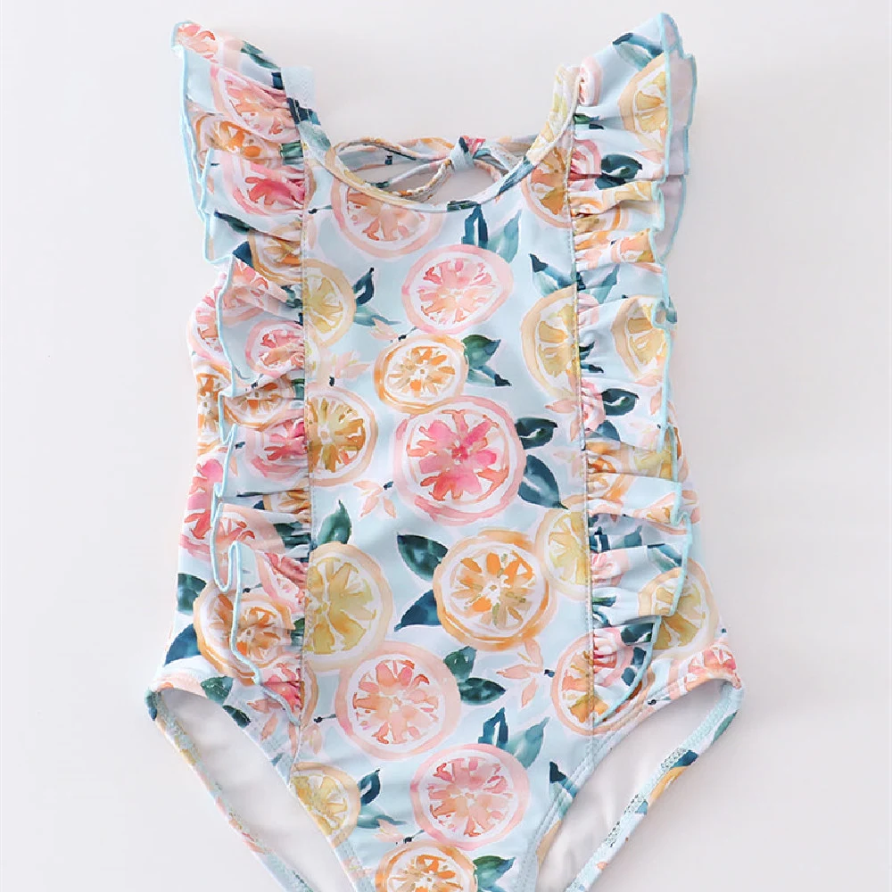 Maiô infantil de uma peça, ideal para natação e brincadeiras na praia ou piscina. Confortável, durável e com proteção solar para as meninas. — foto 1