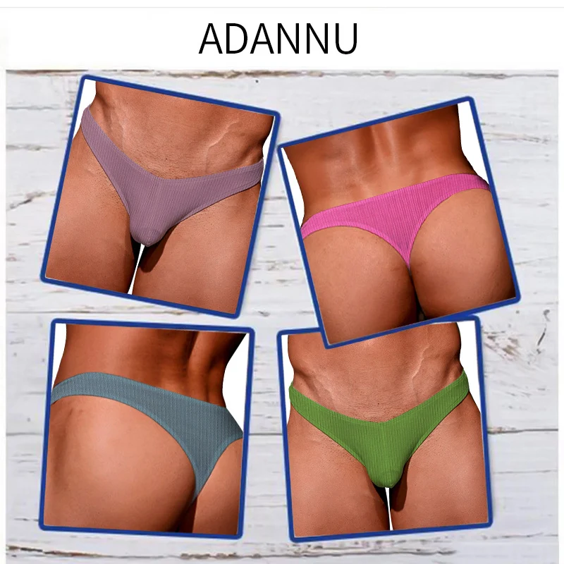 Slip a vita bassa tinta unita Sexy a T, Bikini Modal. Goditi il comfort e la seduzione di questi slip triangolari. — foto 12