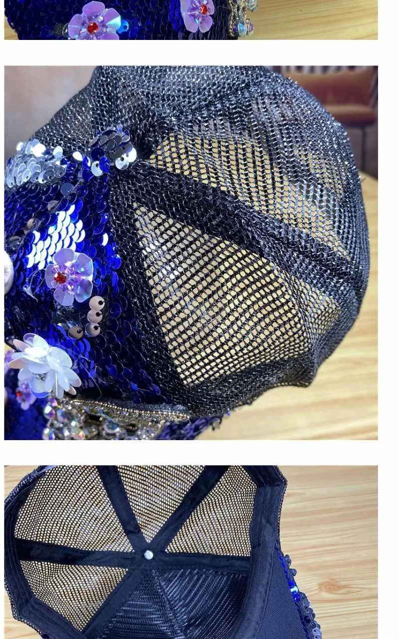 Title 8, Summer Rhinestone Fox Flower Hat for sun protec...