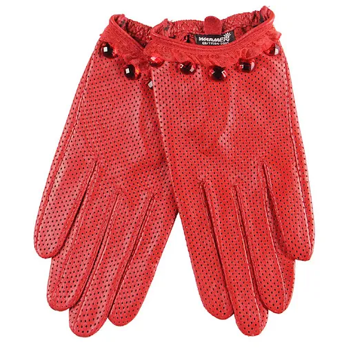 Title 6, Ladies Sheepskin Perforated Breathable Single L...
