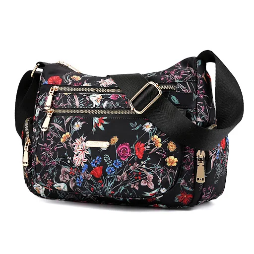 Title 6, Womens Casual Multi-Compartment Travel Messeng...