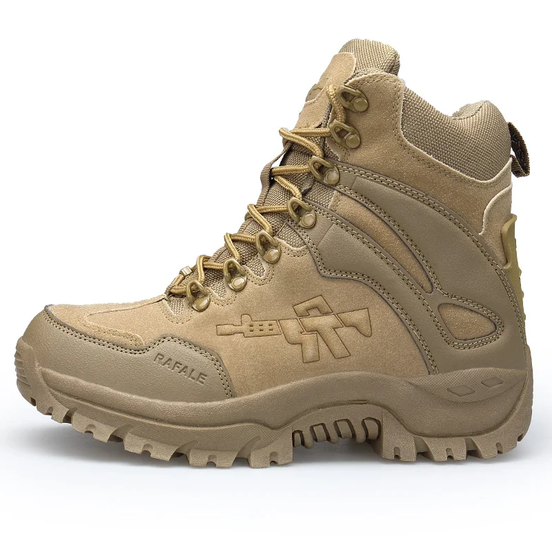 Outdoor hiking shoes high boots Durable waterproof mountain boots for men and women Perfect for trekking, hiking, and ou — photo 7