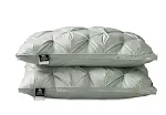 Tenha noites de sono tranquilas com travesseiros de penas macias e protetores de pescoço de ganso branco. Durma com conforto e proteção. — foto 20