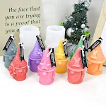 Faceless Santa Claus Aromatherapy Candle Silicone Mold Craft unique scented Christmas candles for gifts or home decor. E — photo 4