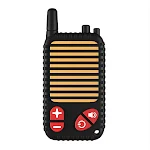 Baby Walkie-Talkie Silicone Gum Handheld Toy Safe Teether Easy to Grip Soothes Gums Stimulates Sensory Development Durab — photo 3