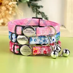 Cute Nylon Cat Collar with Bell Personalized Cats Collars Free Engraved Safe Breakaway Kitten Necklace Quick Release For — photo 6