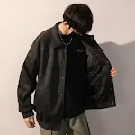 Men's Autumn Winter Suede Bomber Coat Top Jacket Warm Stylish Autumn Wear Perfect for Cold Weather Comfortable and Elega — photo 8