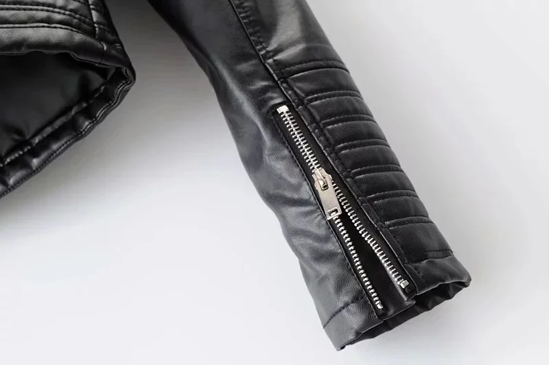 Women's Leather Motorcycle Jacket Ride in Style and Safety Durable leather construction Superior protection and a sleek, — photo 3