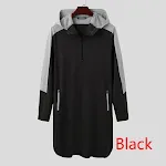 Suéter muçulmano com zíper e bolsos para homens, robe árabe combinando. Conforto e estilo para o uso diário. — foto 1