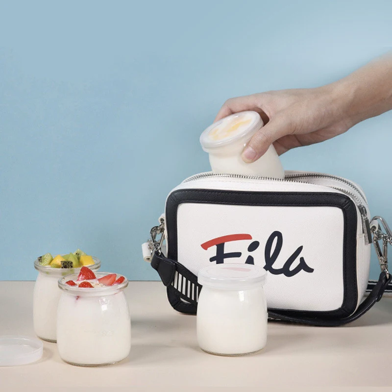 Title 3, Household Automatic Yogurt Maker with Glass Div...