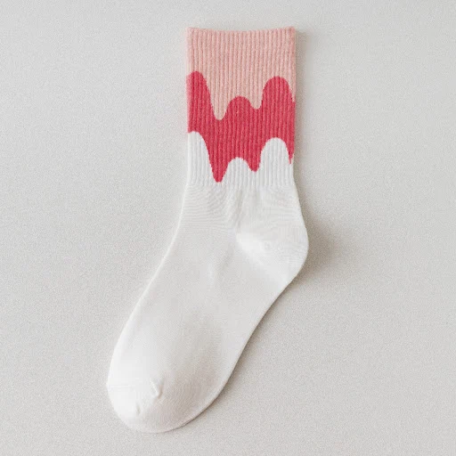 Title 8, Calcetines de mujer estilo japonés con diseño d...