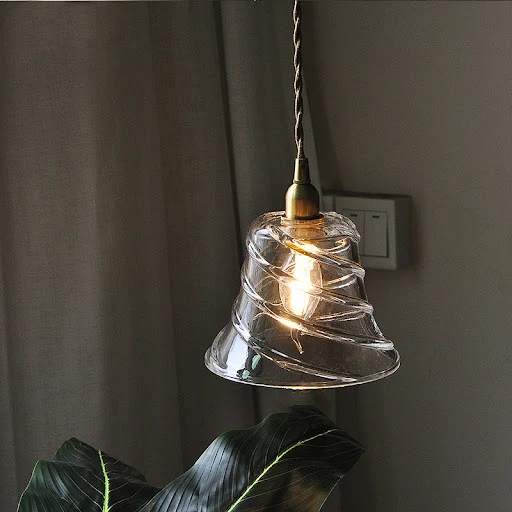 Title 1, Nordic Modern Minimalist Brass Glass Single Hea...