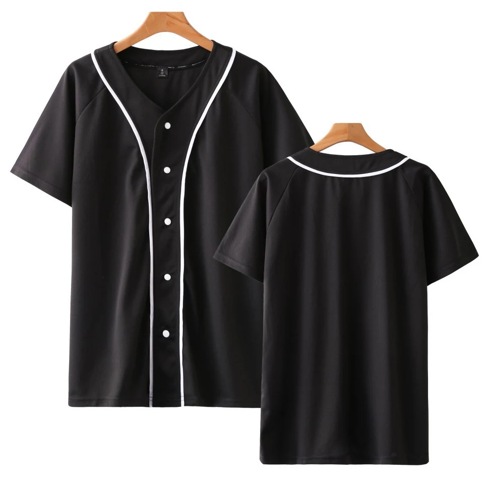 Title 3, Pure Color Blank Baseball Uniform Summer Sports...