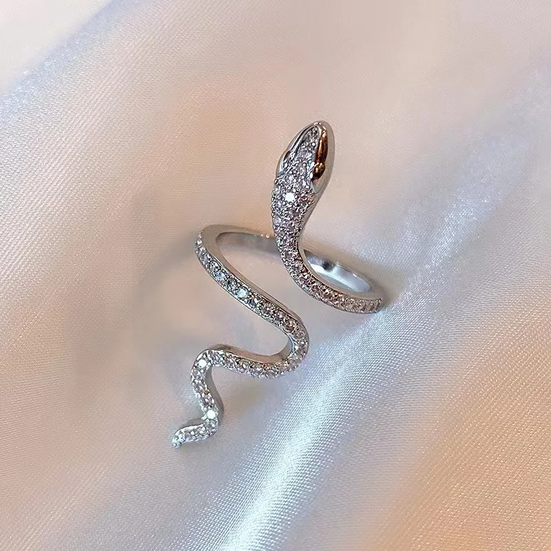 Anel Ajustável Feminino Escuro Temperamento Neutro Abertura Design Moderno Joia Elegante para Mulheres Conforto e Estilo — foto 1