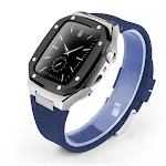 Silver Black Blue