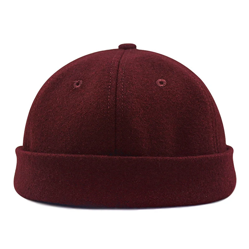 Novo gorro de lã masculino, sucesso de vendas, com espessamento de veludo para aquecer e proteger do frio intenso. — foto 4