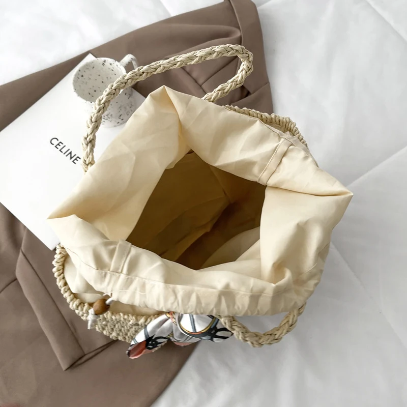 Title 2, Fashionable All-match Simple Woven Bag for Wome...