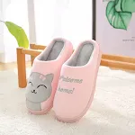 Chinelos de lã quentes femininos para casa – Conforto e calor para seus pés, perfeitos para relaxar em casa e mantê-los aquecidos. — foto 4