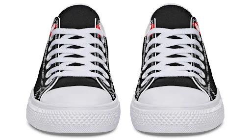 Title 5, Fashion Print Couple Low-Top Canvas Shoes. Comf...
