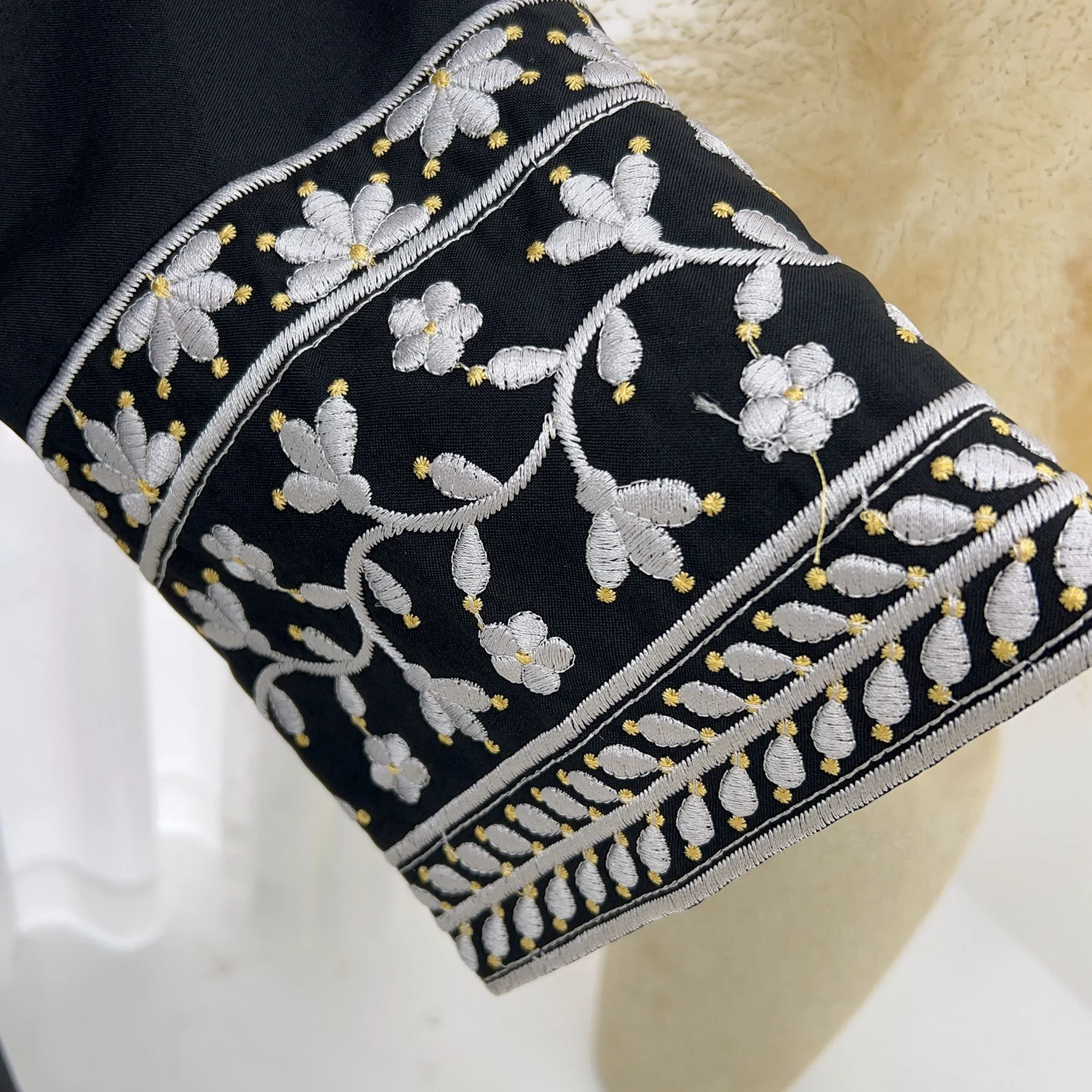 Title 9, Elegant Embroidered Dubai Turkey Dress Robe, pe...