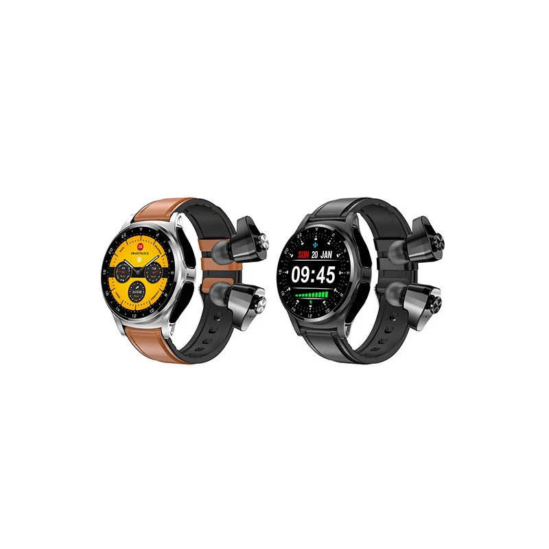 Title 9, Smartwatch GT66 2 em 1 TWS Bluetooth com Chamad...