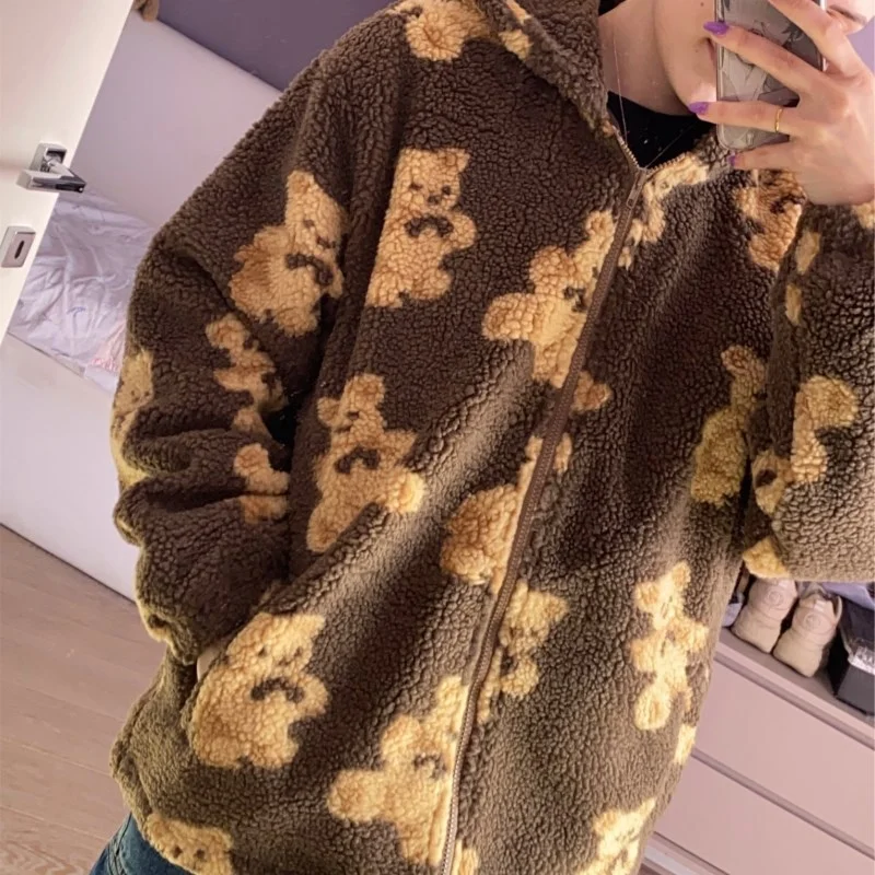 Moletom casual engrossado com capuz para mulheres outono e inverno — foto 10