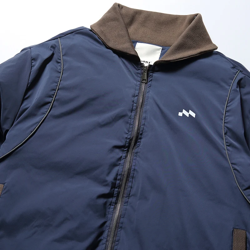 Retro Stand-up Collar Cotton-padded Clothes Men. Warm and stylish for winter, offering comfort and a classic look. Perfe — photo 24