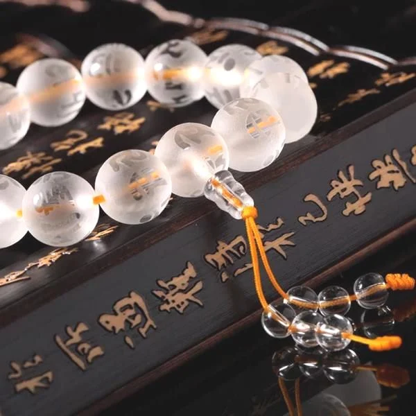 Pulseira de cristal branco para homens e mulheres, acessório de moda elegante, ideal para uso diário, realça qualquer look, presente perfeito. — foto 4