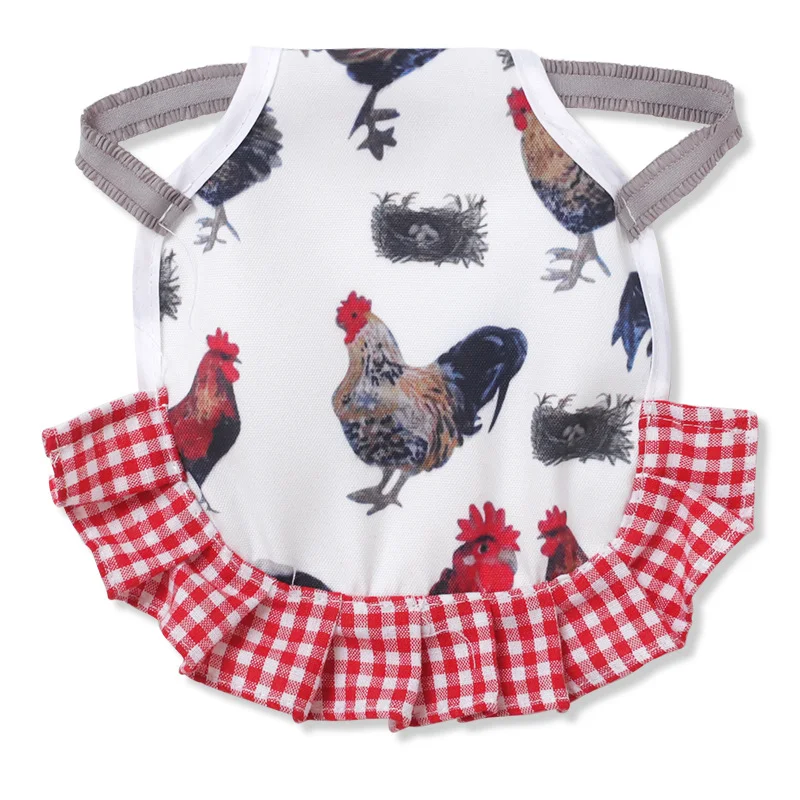 Title 6, Double Chicken Saddle Apron Feather and Back Pr...