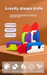 Plastic Radish Knife Decompression Toy Stress Relief & Fun Portable and easy to use Great for fidgeting, anxiety, and re — photo 3