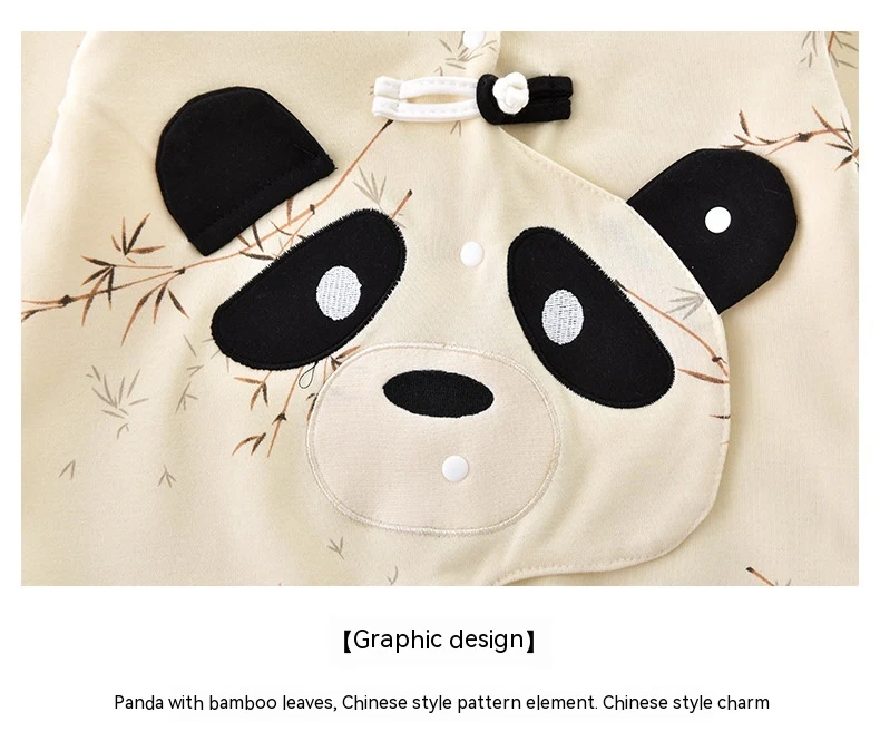 Newborn jumpsuit dubbellaags verdikt romper baby outwear romper. Warme en comfortabele winterromper voor je baby, ideaal voor koude dagen. — foto 12