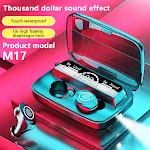 M17 TWS wireless Bluetooth headset with touch controls and waterproof design. Experience high-quality audio and easy cal — photo 8