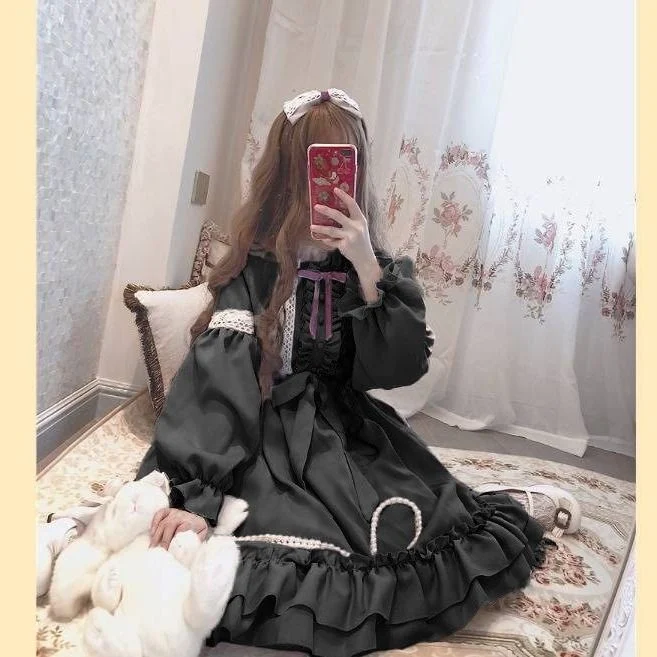 Title 4, Soft Girl Lolita Skirt and Dress Embrace Sweetn...