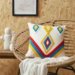 Capa de almofada bordada simples para uma decoração charmosa e aconchegante. Adicione um toque artesanal à sua sala ou quarto. — foto 18