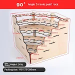 Estante manual híbrida para ferramentas. Armazenamento versátil e resistente que otimiza o espaço, melhorando a organização da oficina e o acesso. — foto 15