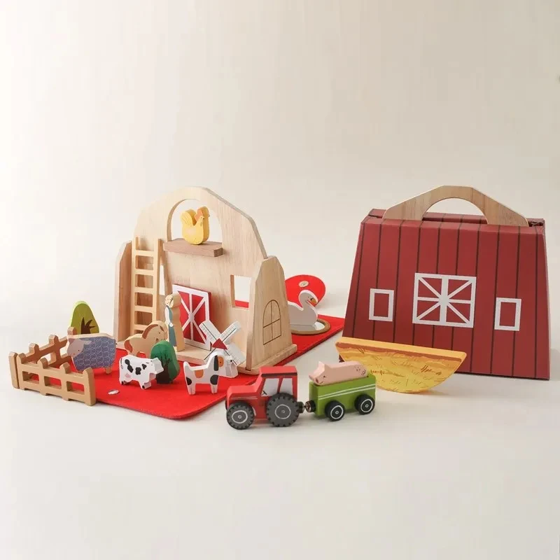 Brinquedos de fazenda de animais de percepção para educação infantil, estimulam o aprendizado sensorial e o desenvolvimento precoce. — foto 10