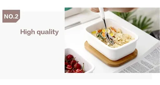 Title 4, Ceramic Japanese refrigerator storage box fruit...