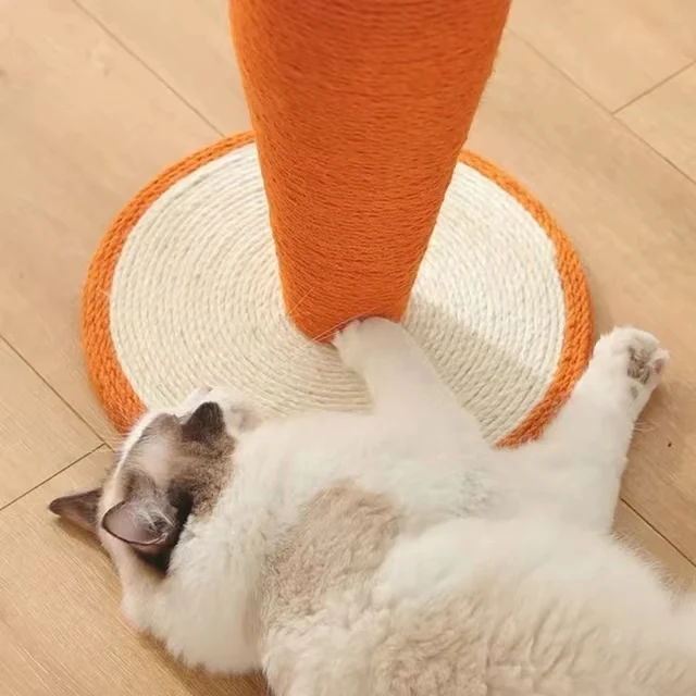 Title 5, Funny Carrot Shaped Cat Scratching Post Durable...