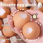 Simulation Silicone Egg Shell Squeezing Toy Slow Rebound Creative Decompression Toy. Relieve stress, fun and relaxing. G — photo 4