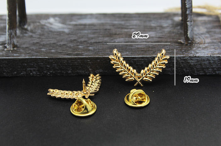 Title 1, Broche Retrô Europeu e Americano de Espiga de T...
