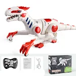 Brinquedo de Dinossauro Andador Inteligente e Fashion para Meninos. Interativo, com movimentos realistas, estimulando a brincadeira. — foto 3