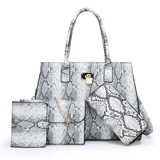 Title 1, Bolso grande de moda con estampado de serpiente...